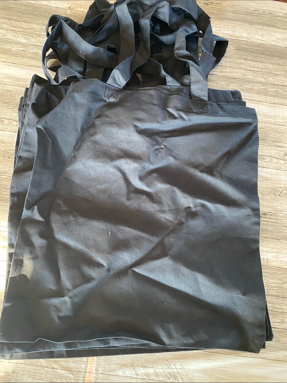 Lot of 9 Blank Canvas Totes for Crafts/Cricut